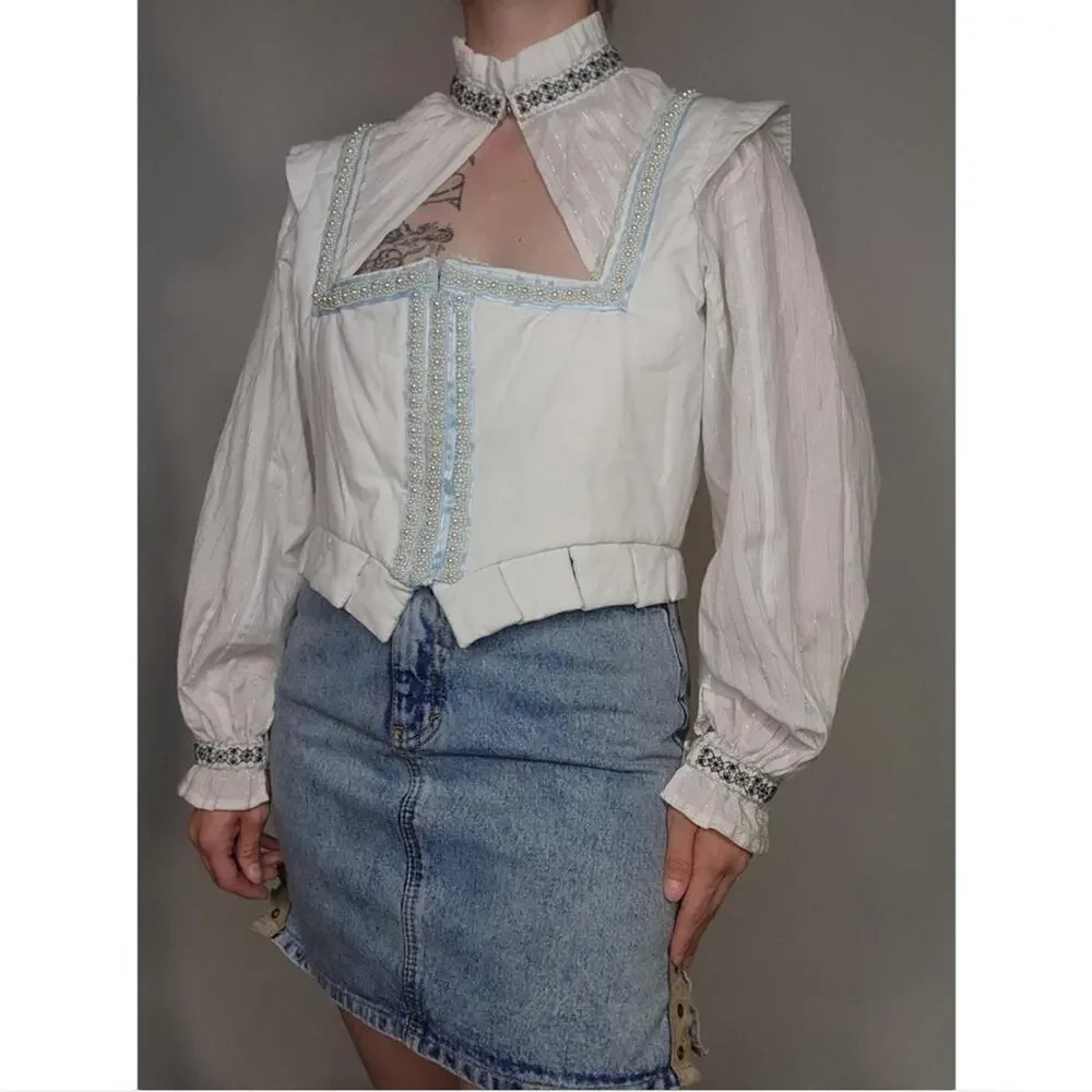 Elizabethan good witch theater costume - Picture 6 of 14